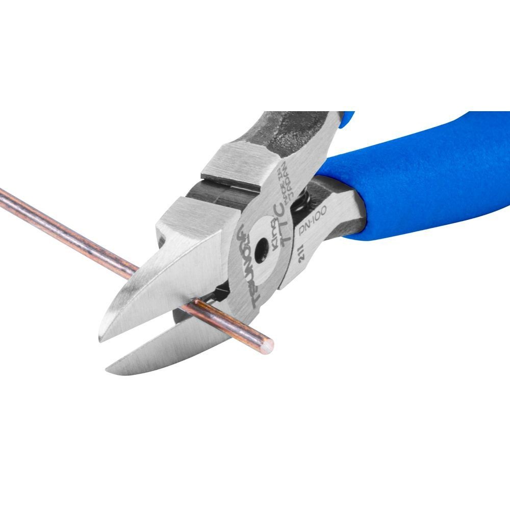 ツノダ（Tsunoda） プチプラ　プラニッパー　１００ｍｍ　バネ付 PN-100, ブルー, 100mm