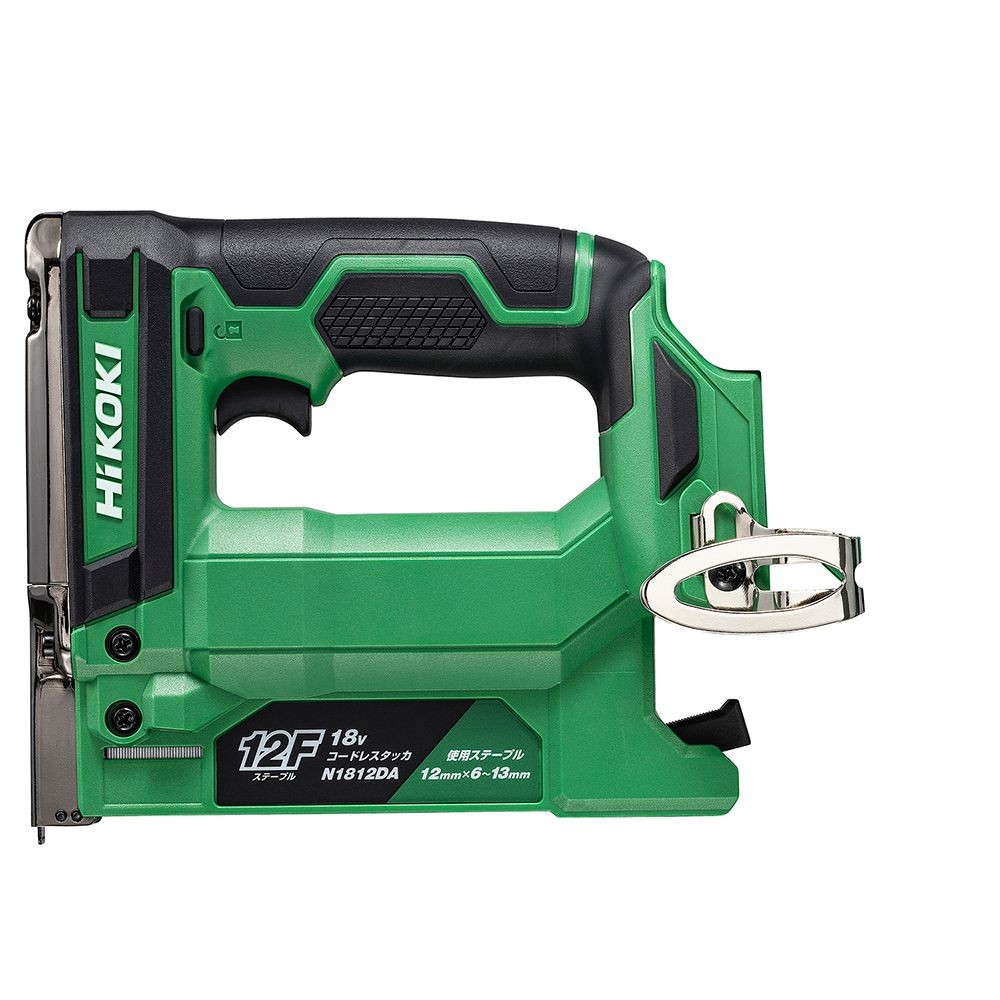 ハイコーキ　HIKOKI １８Ｖタッカ（本体のみ） N1812DA (NN), グリーン, N1812DA (NN)
