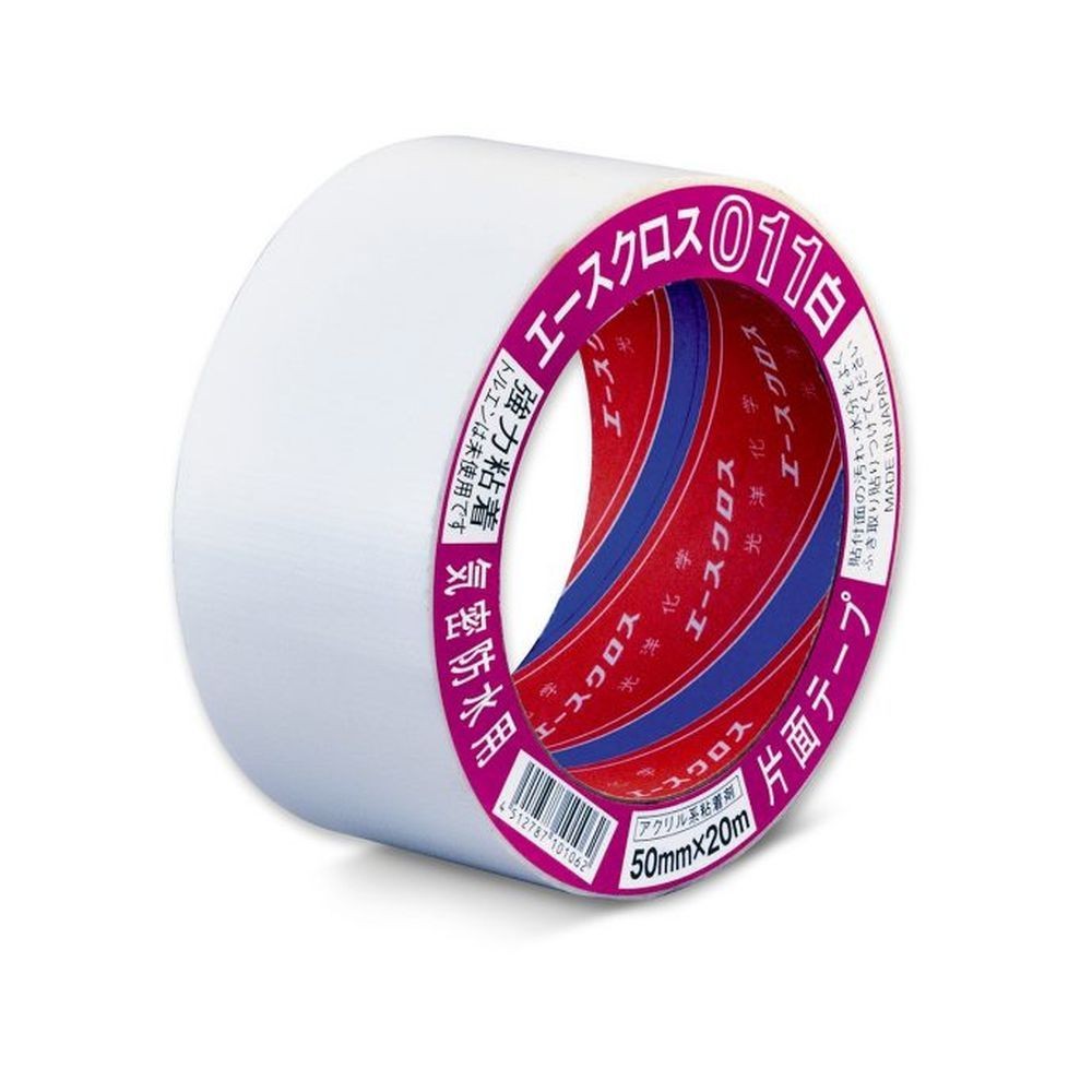 光洋化学 エースクロス ０１１ 白 50mmx20M, 白, 幅50mm&times;20m
