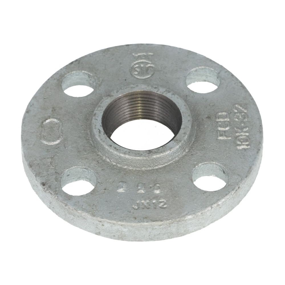 白ネジ込み式フランジ　３２ー１０Ｋ, シルバー, 32A