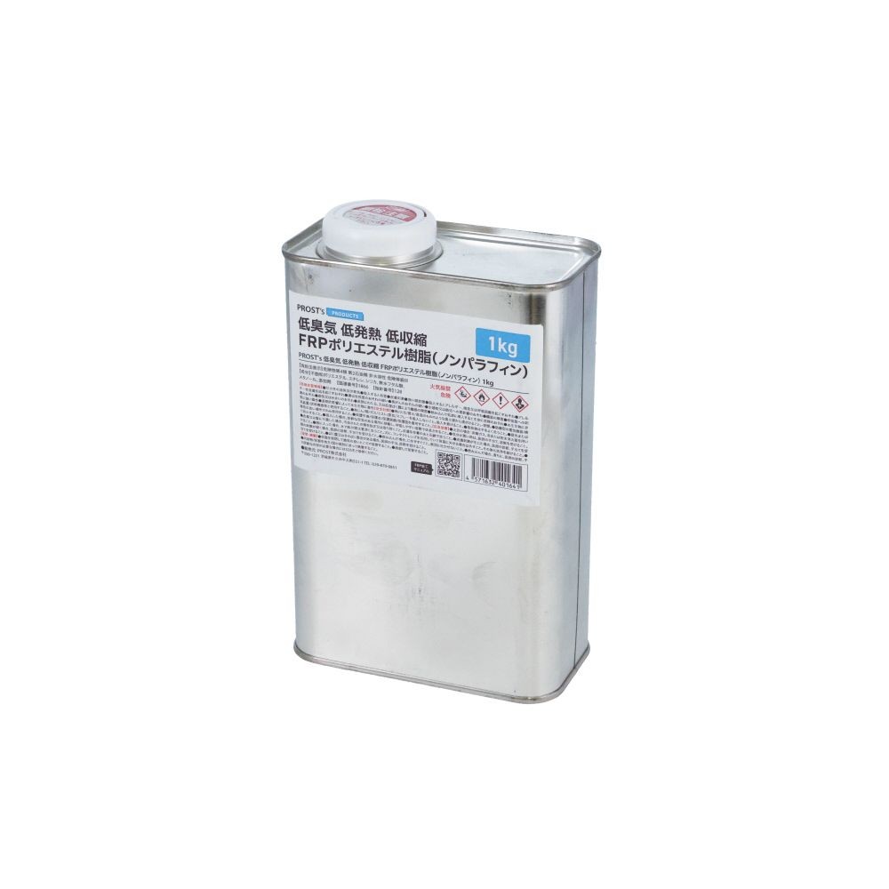 FRPポリエステル樹脂　低臭気　ノンパラ　1KG, ノンパラ, 1kg