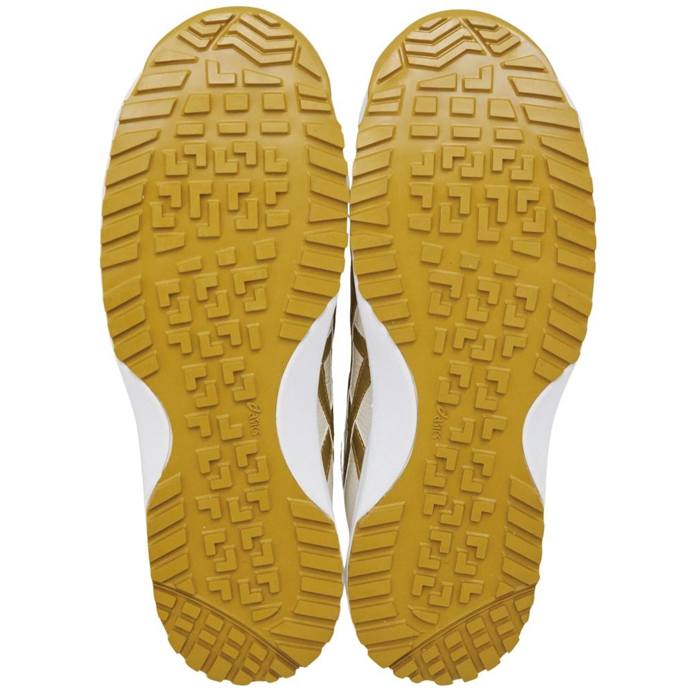 アシックス（ASICS） ウィンジョブ71S ホワイト×ゴールド, ホワイト×ゴールド, 25.5cm