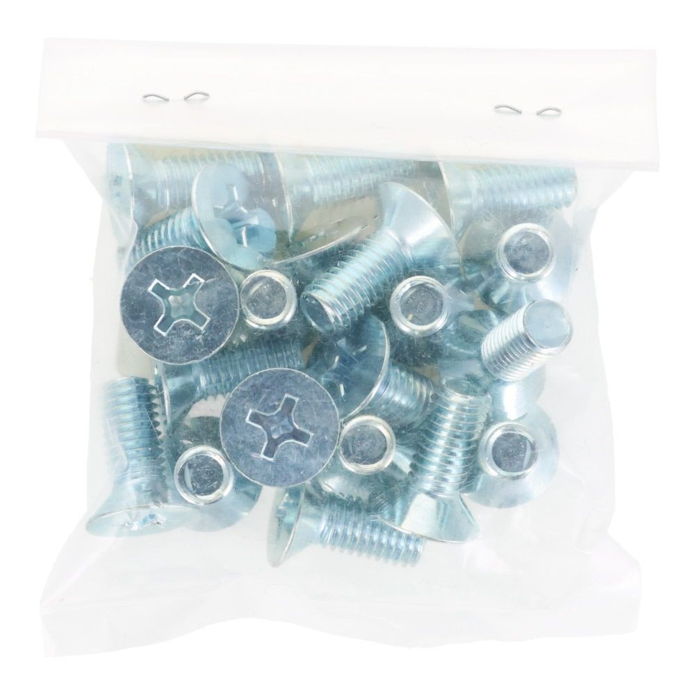 ユニクロ　小ねじ　皿　Ｍ８&times;２０　２０個入り, 小ねじ, M8&times;20