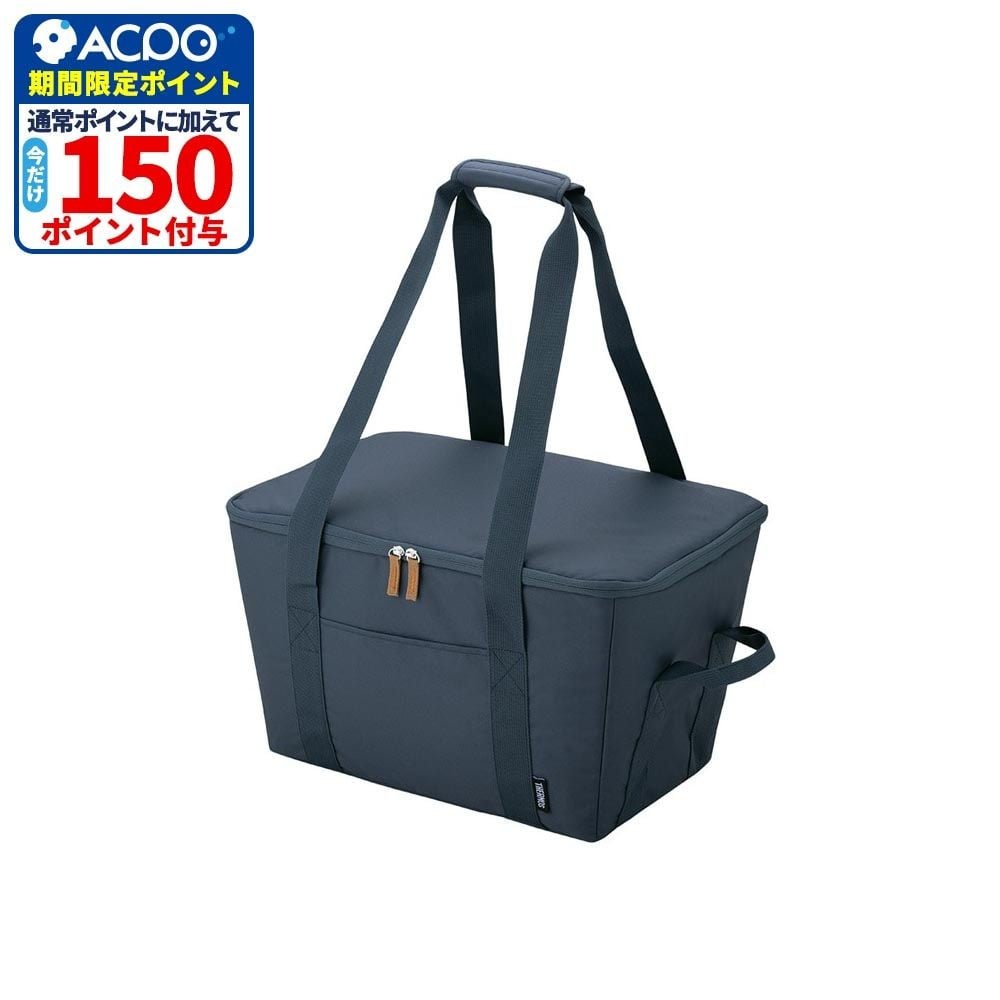 サーモス　保冷買い物カゴ用バッグ ＲＦＧー０２５ ＮーＧＹ, ナイトグレー, 25L