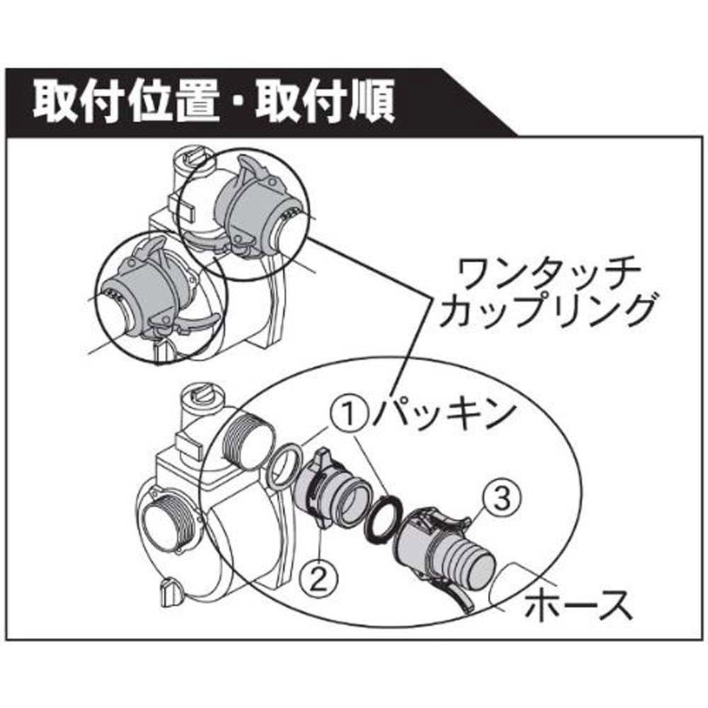 【現行品】40ｍｍ樹脂カムロック　本体セット, -, 40mm