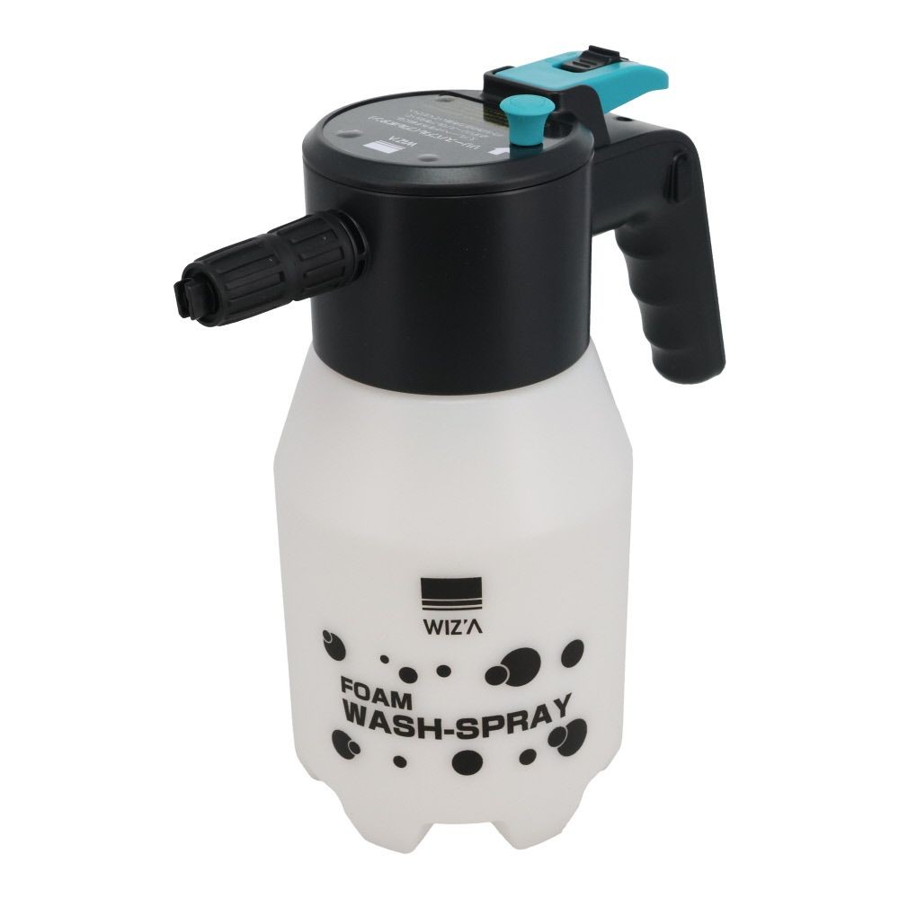 充電加圧式　洗浄フォームスプレー１．５Ｌ, 黒/白, 充電加圧式