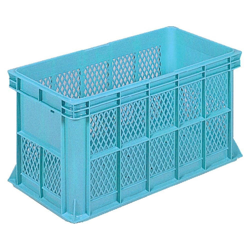 サンコー サンテナー B#60-1 ライトブルー 105400-00 ×6個セット【メーカー直送・代引不可】【法人限定】, ライトブルー, 6P