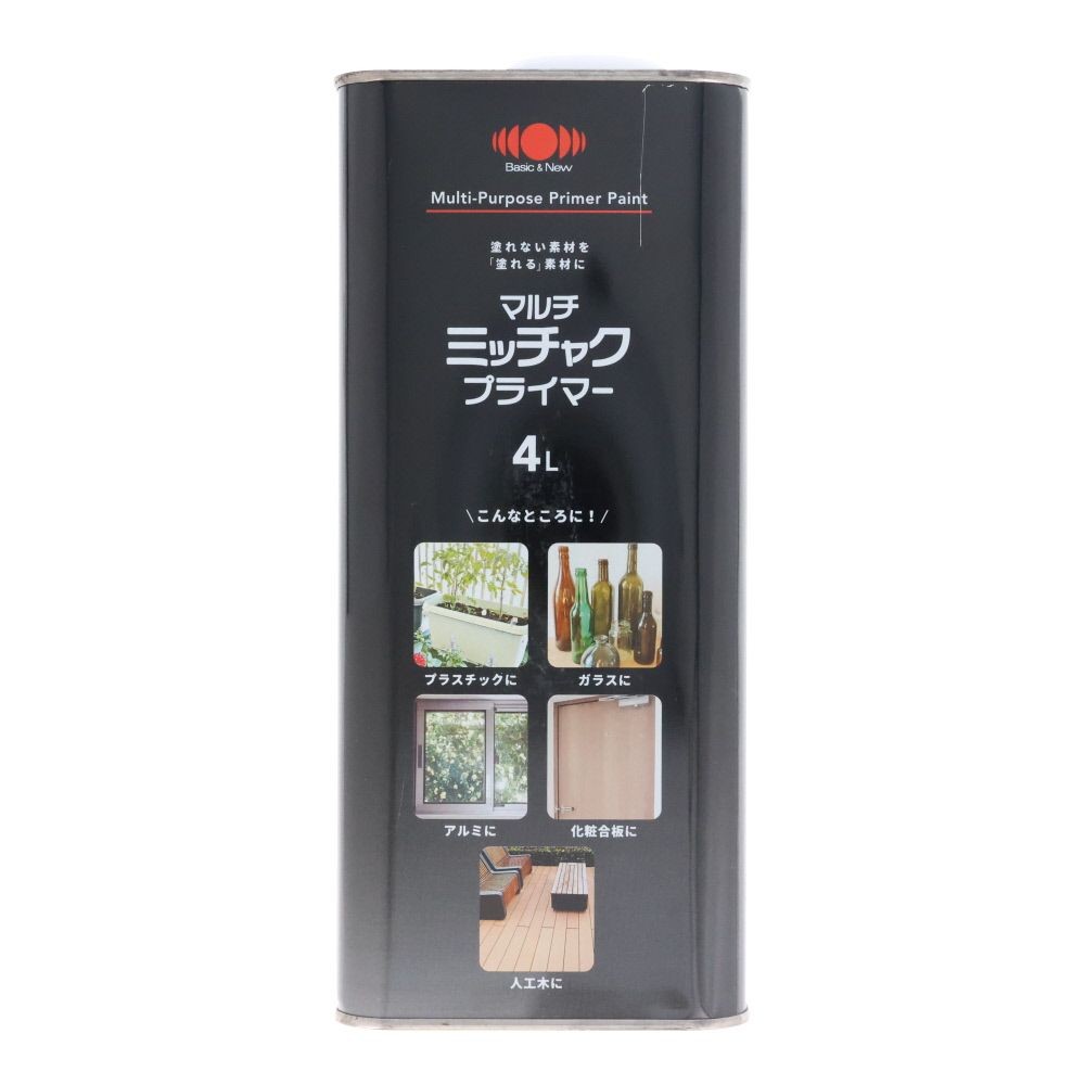 ニッぺ マルチミッチャクプライマー 4L, 透明, 4L