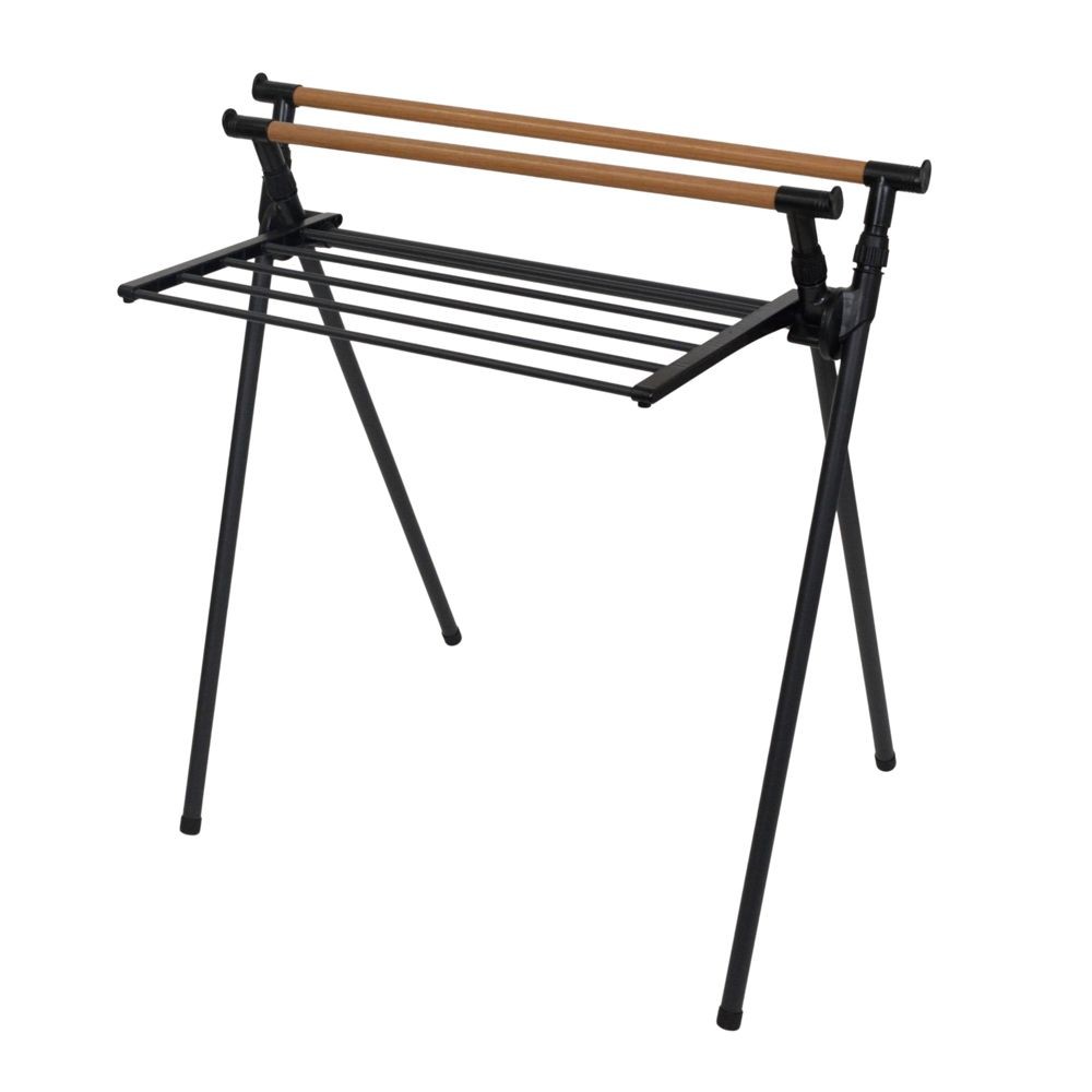 デザイン室内物干しＸ型, ブラック, 高さ80cm