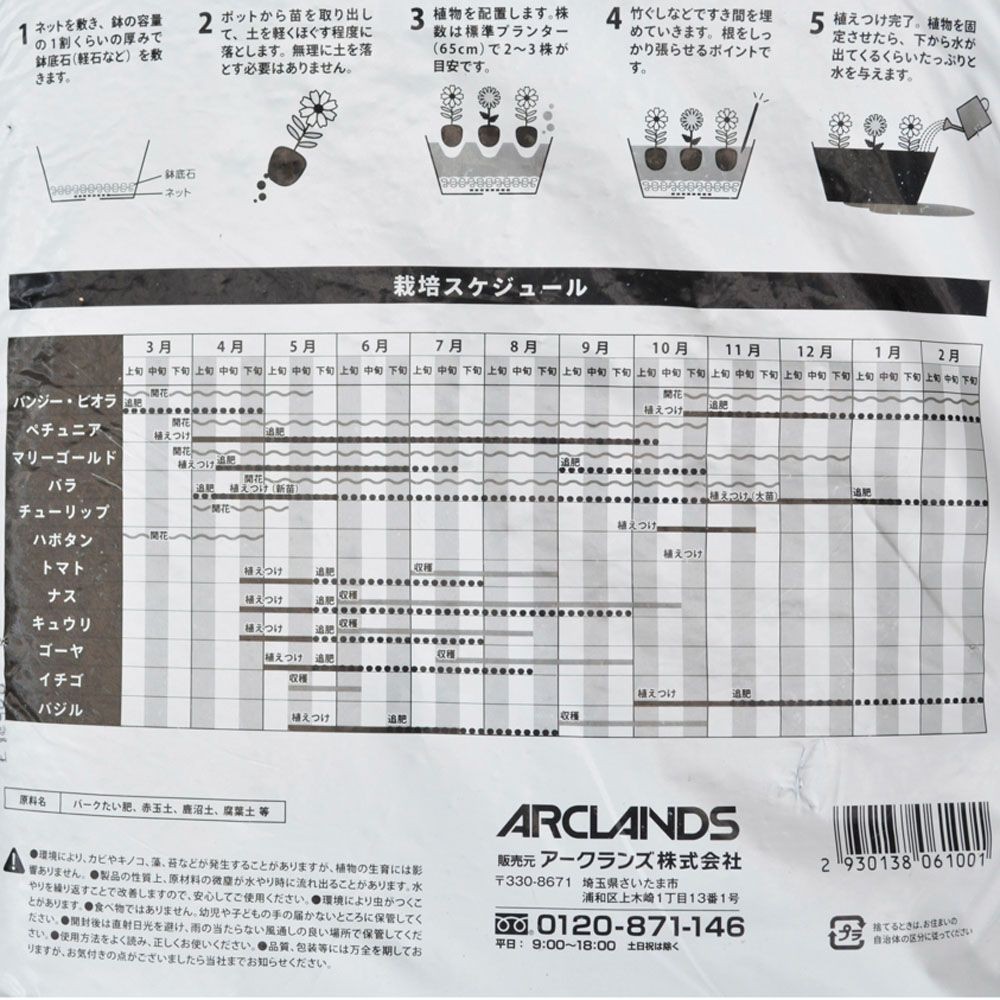 基本の土 14L, 肥料, 14L