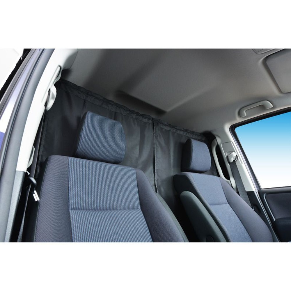 ラクラク2ＷＡＹカーテンＬ, ブラック, L