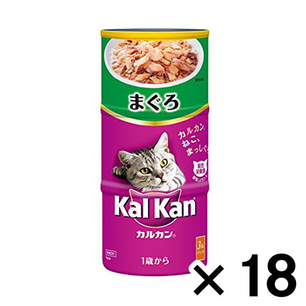 カルカン　1歳からまぐろ　160ｇ×3P ×18個セット