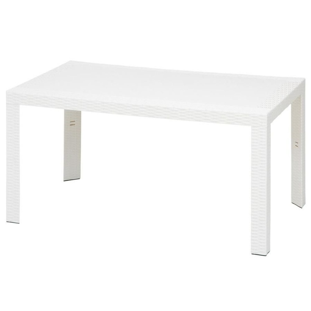 不二貿易  ステラ　テーブル　80&times;140 【メーカー直送・代引不可】, ホワイト, 80&times;140cm