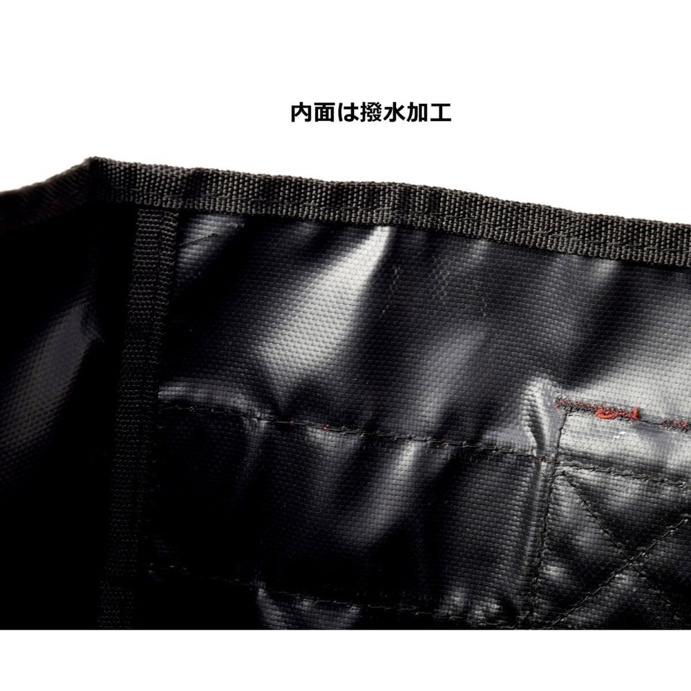 ウィザ WIZ&rsquo;A 大型トートバック 580mm ツールバッグ WZ-TB580, ブラック, 580mm