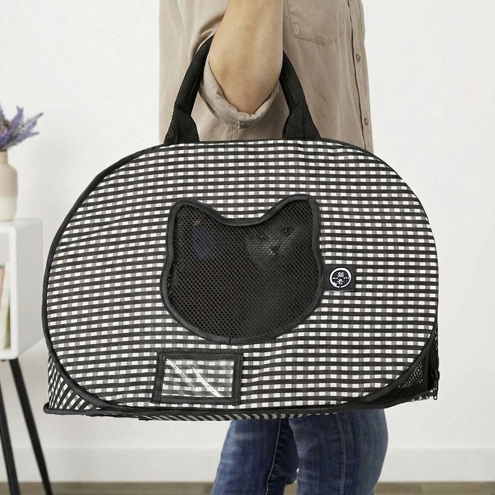 猫壱　ポータブルライトキャリー, ブラック, ポータブルタイプ