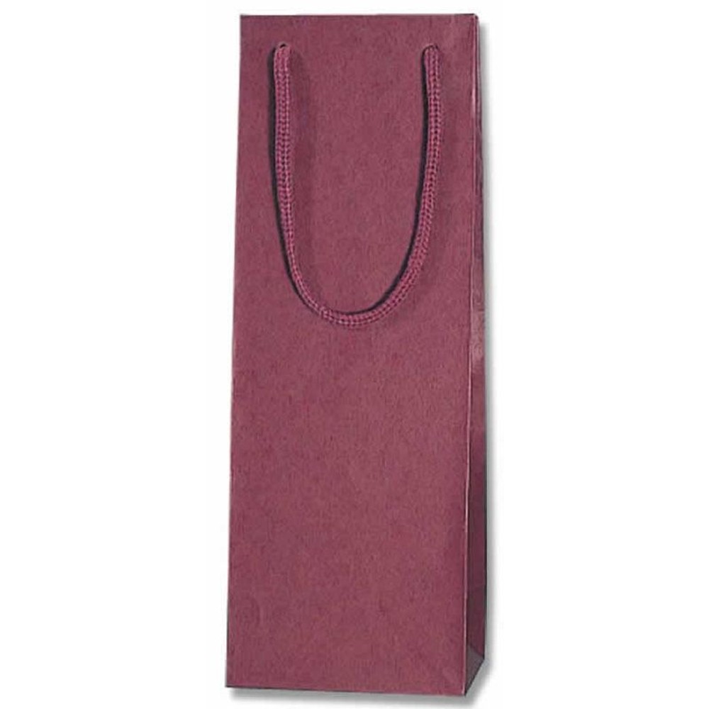 紙袋　カラーチャームバッグ　ワインL　1本用, 紺, ワインL