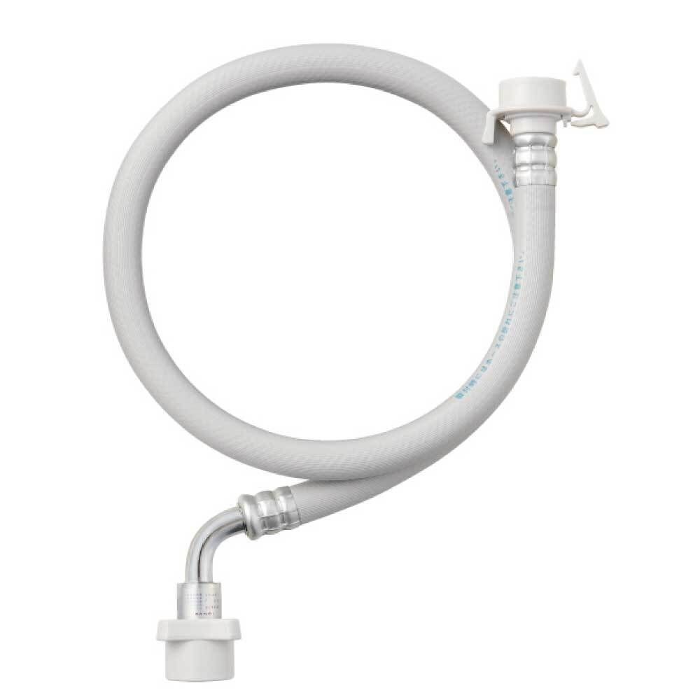 SANEI ウルトラファインバブル搭載洗濯機ホース PT176-1X-0.8 ストレート, ホワイト, PT176-1X-0.8 ストレート