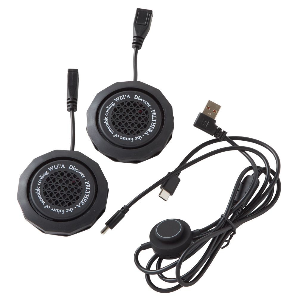 【2026年モデル】ウイザ　WIZ'A　ペルチェデバイスセット, ブラック, 2個セット