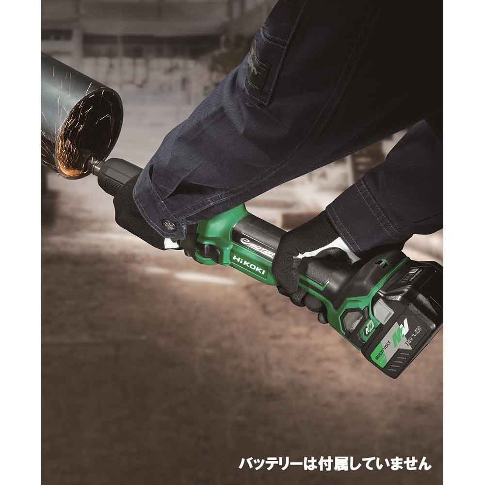 ハイコーキ　HiKOKI 36Ｖハンドグラインダ GP36DA (NN), アグレッシブグリーン, GP36DA (NN)