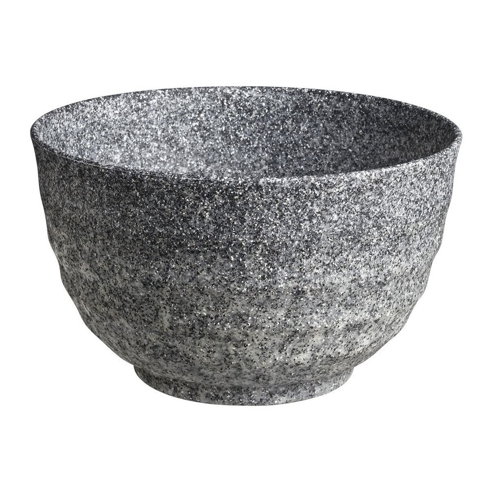 スドー　メダカの雅小鉢　くろみかげ, みかげ, 約&phi;297&times;180mm