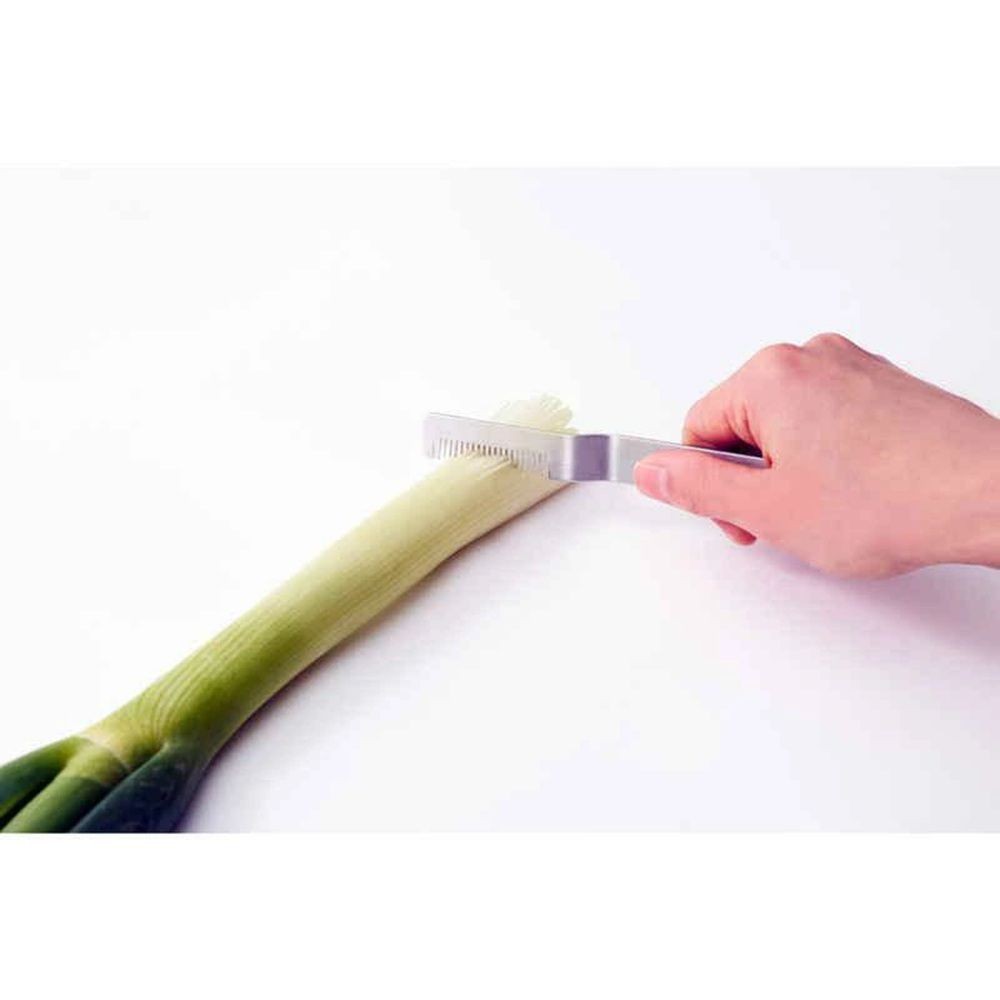 ヨシカワ EAトCO ネギカッター Saku, ステンレス, 幅15mm&times;奥行10mm&times;高さ160mm