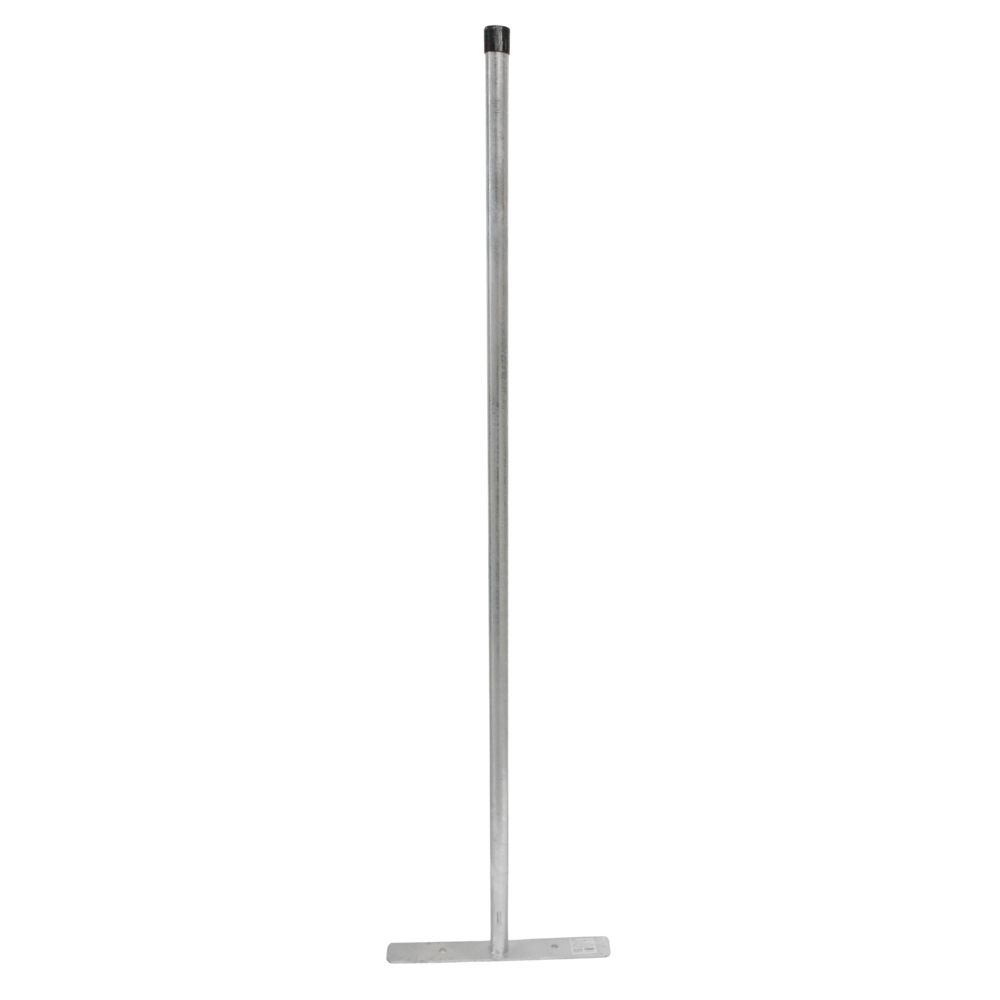 アメリカンフェンス用支柱　３１．８&times;１５００, シルバー, 1500mm