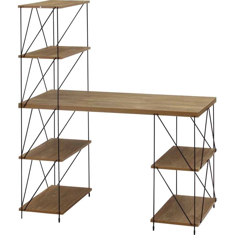 不二貿易 ＥＺＢＯ　ワイヤーデスク　ＮＡ【メーカー直送・代引不可】, ナチュラル, 幅1220mm&times;奥行620mm&times;高さ1360mm