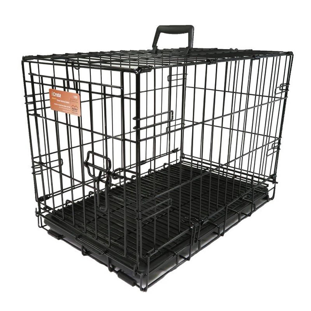 折りたたみ式軽量スチールケージ　アイクレイト, ブラック（XS）, XS