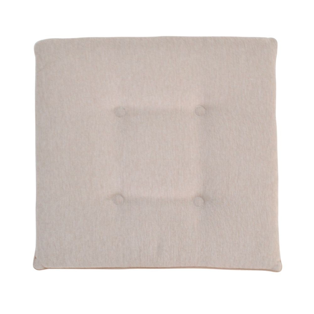 ウイザ WIZ'A 三層シートクッション　リーネア, ベージュ, 43×43cm