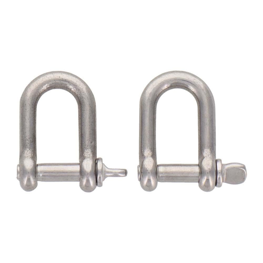 DBLTACT Ｕ字環　ステンレス　2PCSセット　&phi;4mm　DT-SU-8, シルバー, &phi;4mm