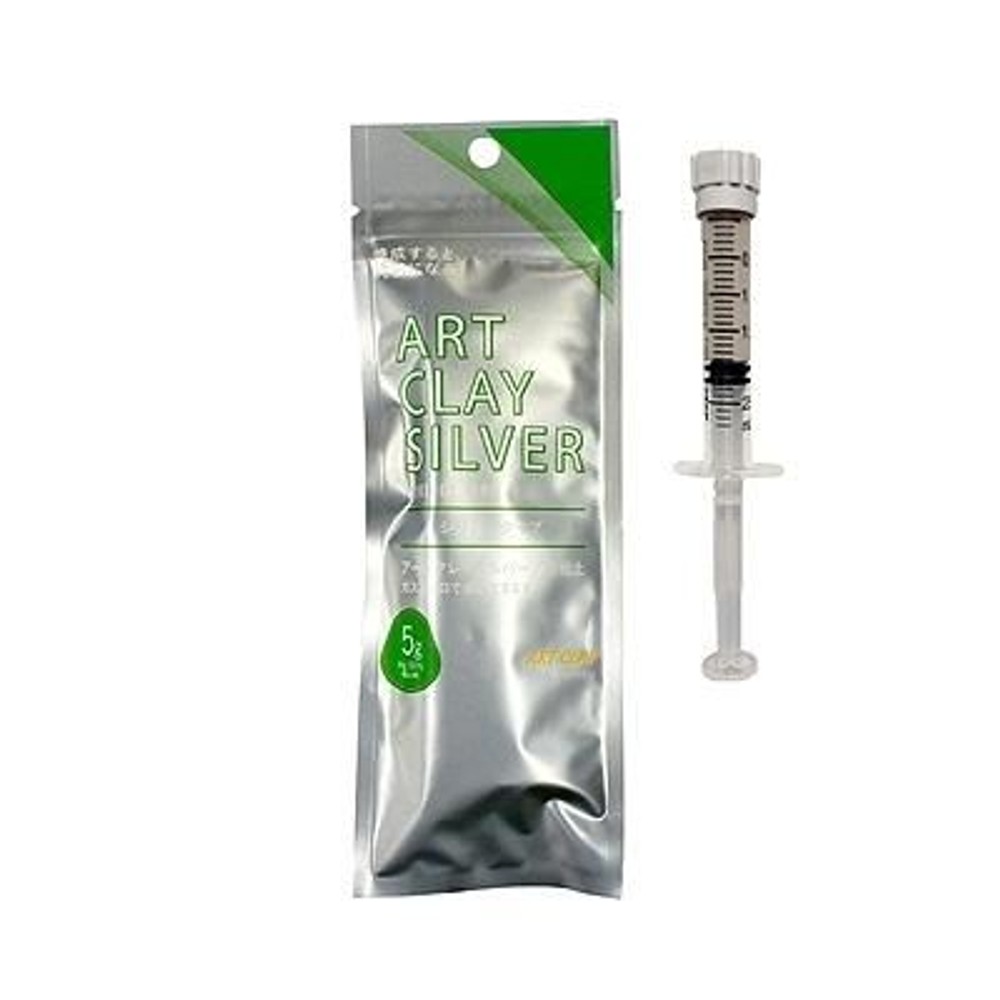 アートクレイシルバー シリンジタイプ 5g (本体) A-0278, シリンジタイプ,  5g (本体)