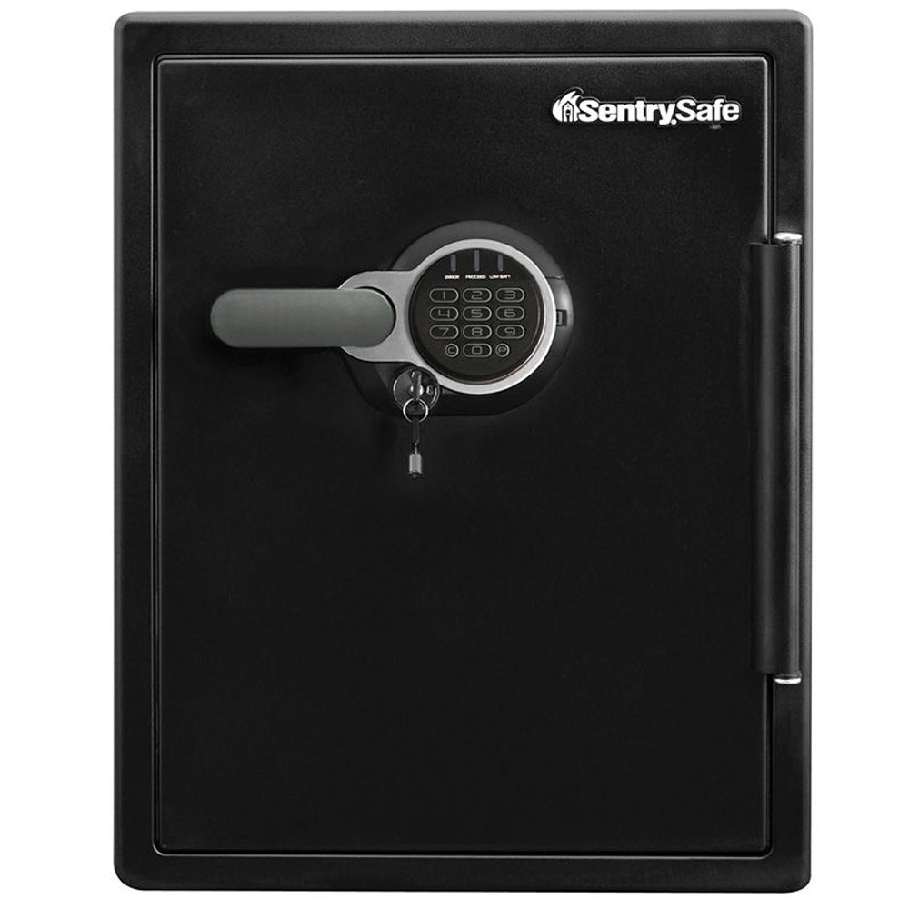 【廃棄料無料・開梱・設置費込】セントリー耐火耐水金庫  JTW205GGL テンキー式 2時間耐火 56.6L【メーカー直送・代引不可】, ブラック, 56.6L