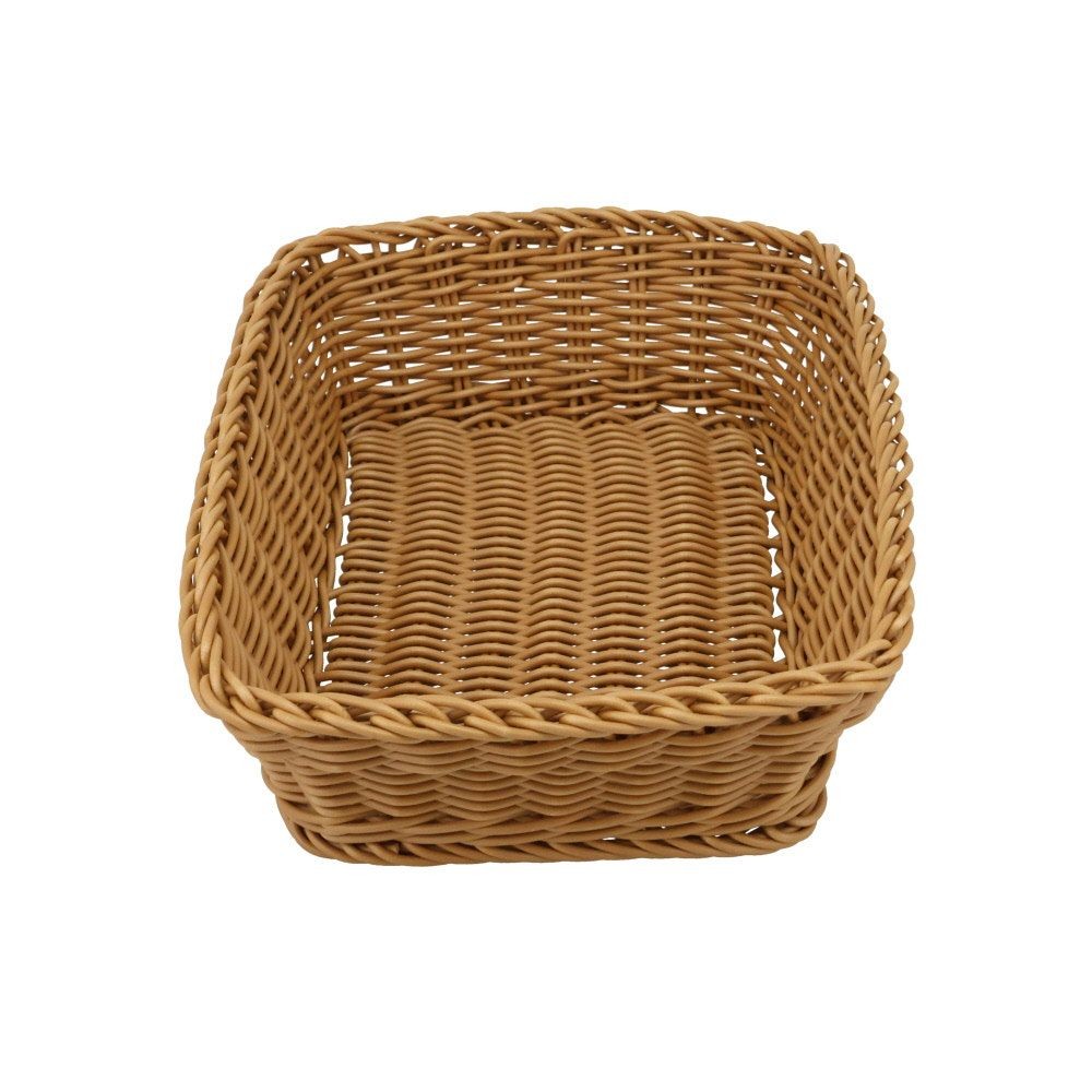 水洗いできるバスケット　レクタングル　Ｌ　ブラウン, ブラウン, Lサイズ