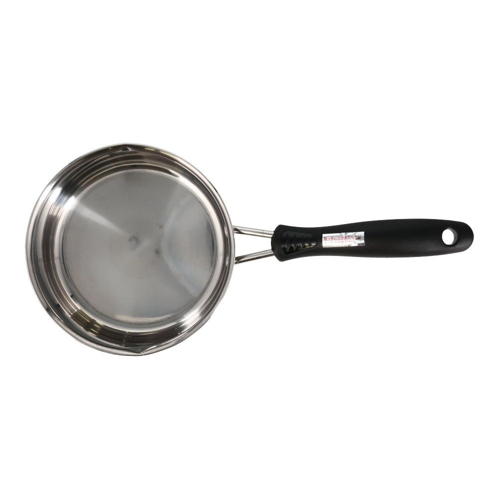 ウィザ WIZ'A ステン三層底ミルクパン　１４cm, -, 14cm