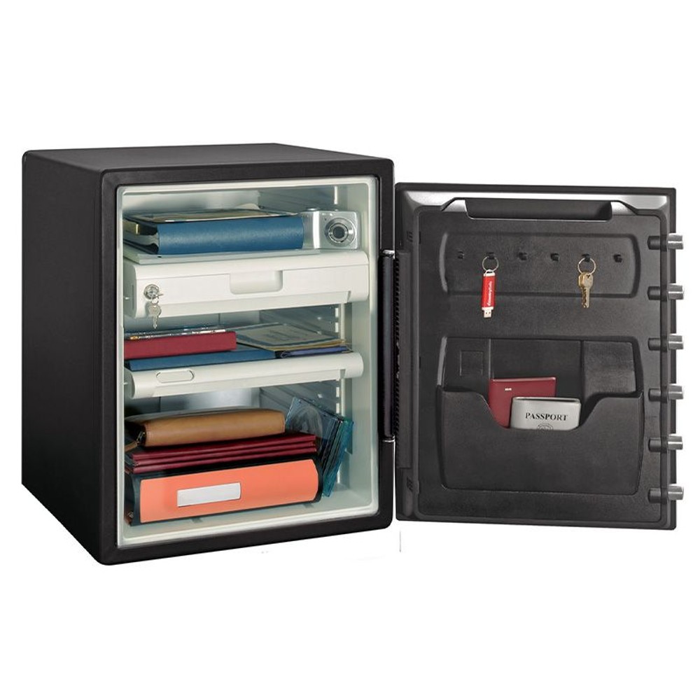 【期間限定特別価格】【開梱・設置費込】セントリー耐火・耐水金庫  JFW205DG ダイヤル式 1時間耐火 56.6L【メーカー直送・代引不可】, ブラック, 56.6L