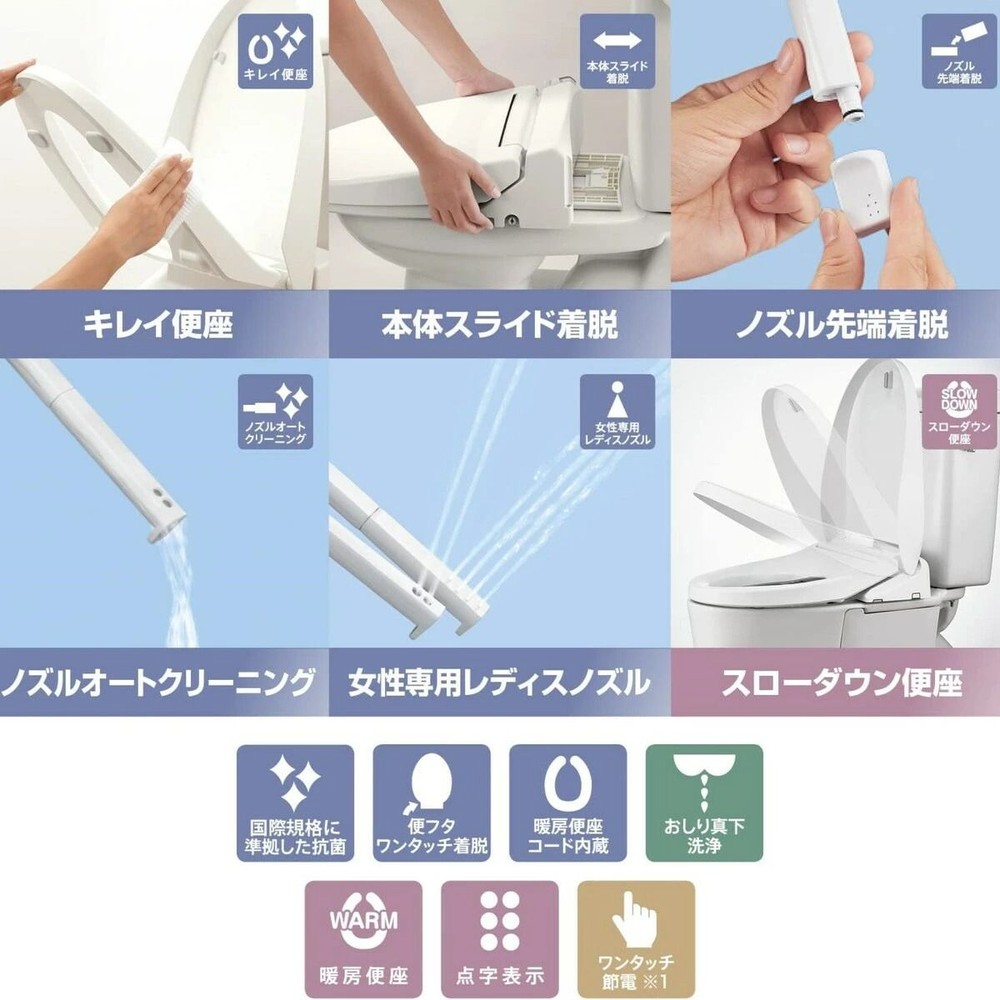 INAX 貯湯式シャワートイレ RGシリーズ 脱臭機能付 オフホワイト CW-RG20-VH/BN8, オフホワイト, 貯湯式＋脱臭機能付