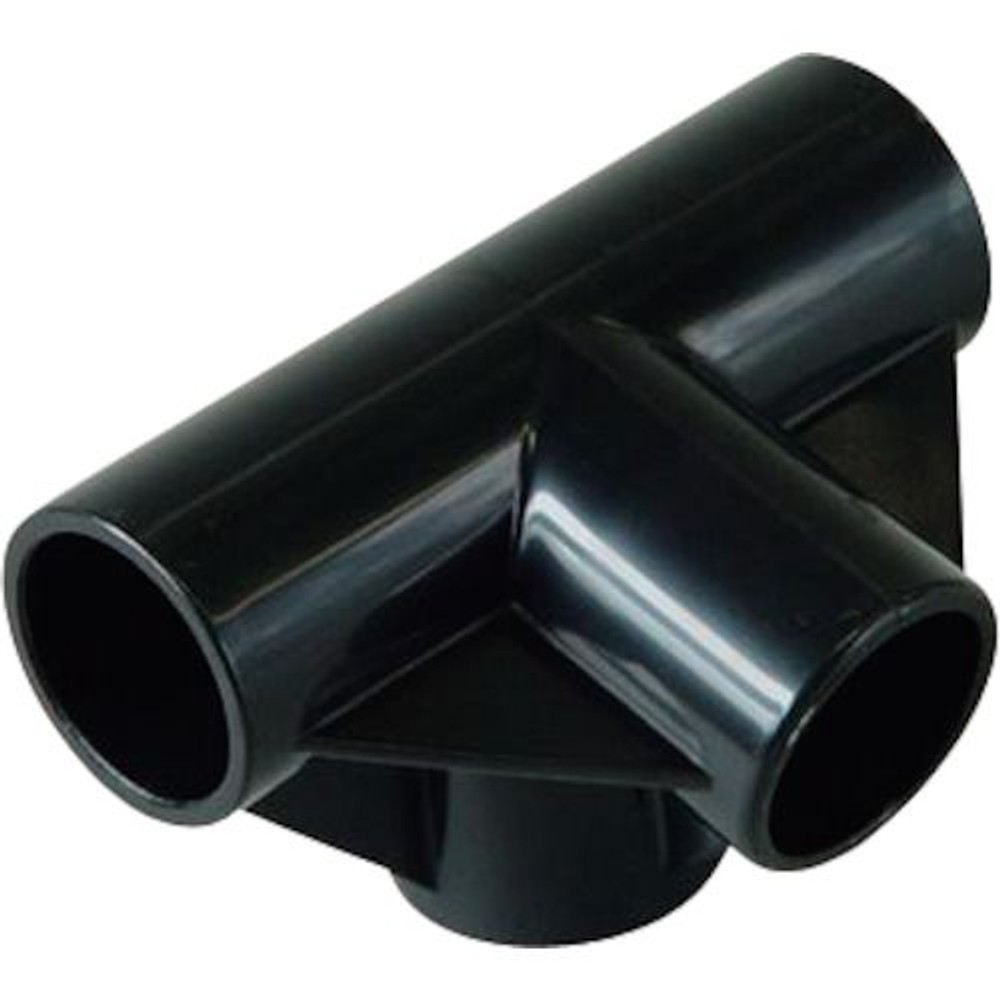 YAZAKI 矢崎化工 イレクタープラスチックジョイント J-22B S 屋根部分用 &Phi;28用, ブラック, J-22B S（4方向（屋根部分用））