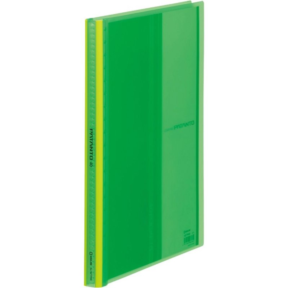 182ＴＰＮＷミト　クリアーファイルパタント40Ｐ透明緑, その他カラー１, その他サイズ１