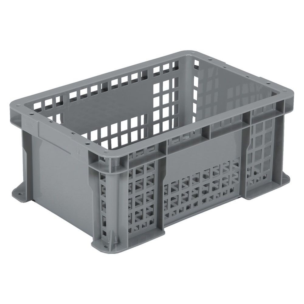 サンコー サンテナー B#21S PA ライトグレー 102152-00 &times;10個セット【メーカー直送・代引不可】【法人限定】, ライトグレー, 10P