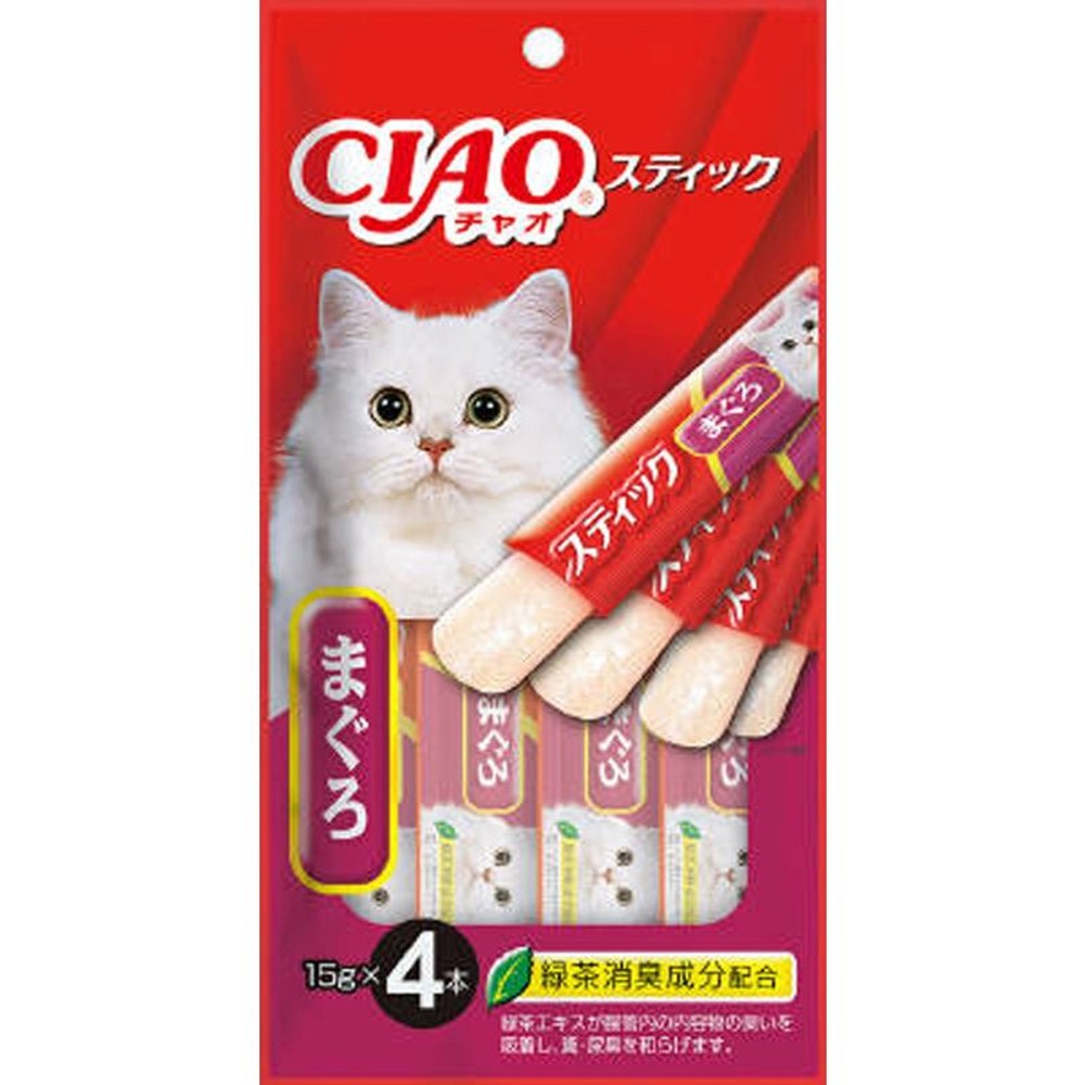 チャオ　スティック　まぐろ　15ｇＸ4, まぐろ, 15g×4P