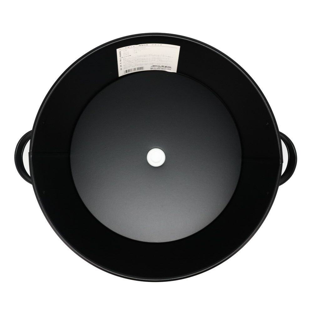 ピースポット　浅型９号, ブラック, 浅型9号