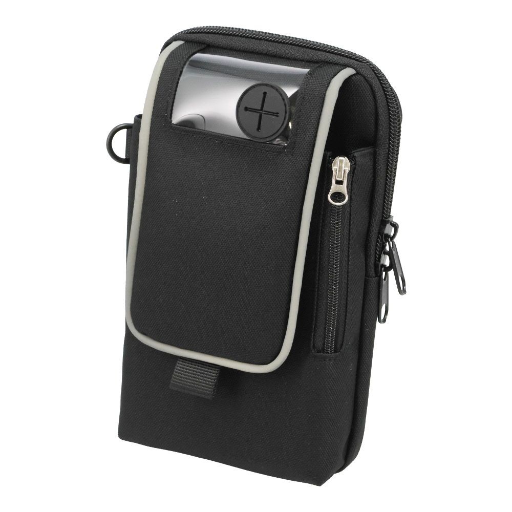 ウイザ　WIZ'A　バッテリーポーチ, ブラック, 約110&times;200mm