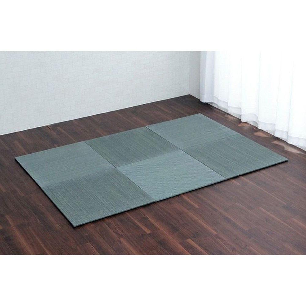 イケヒコ 美畳 い草 ユニット畳 置き畳 縁無し 約70&times;70&times;1.5cm 6枚組 【メーカー直送・代引不可】, 無地, 6枚組