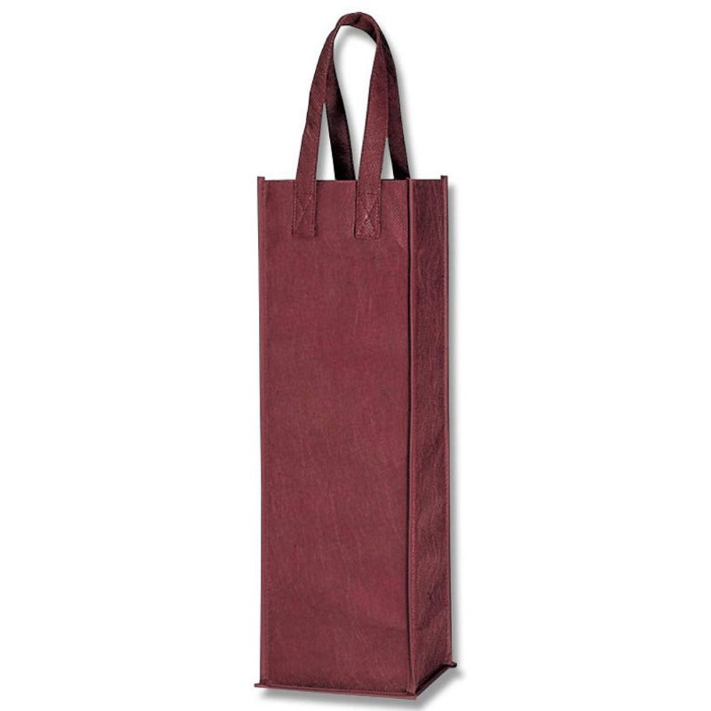 不織布手提げ袋　Fバッグ　ワイン用　10枚, 紺, ワイン用