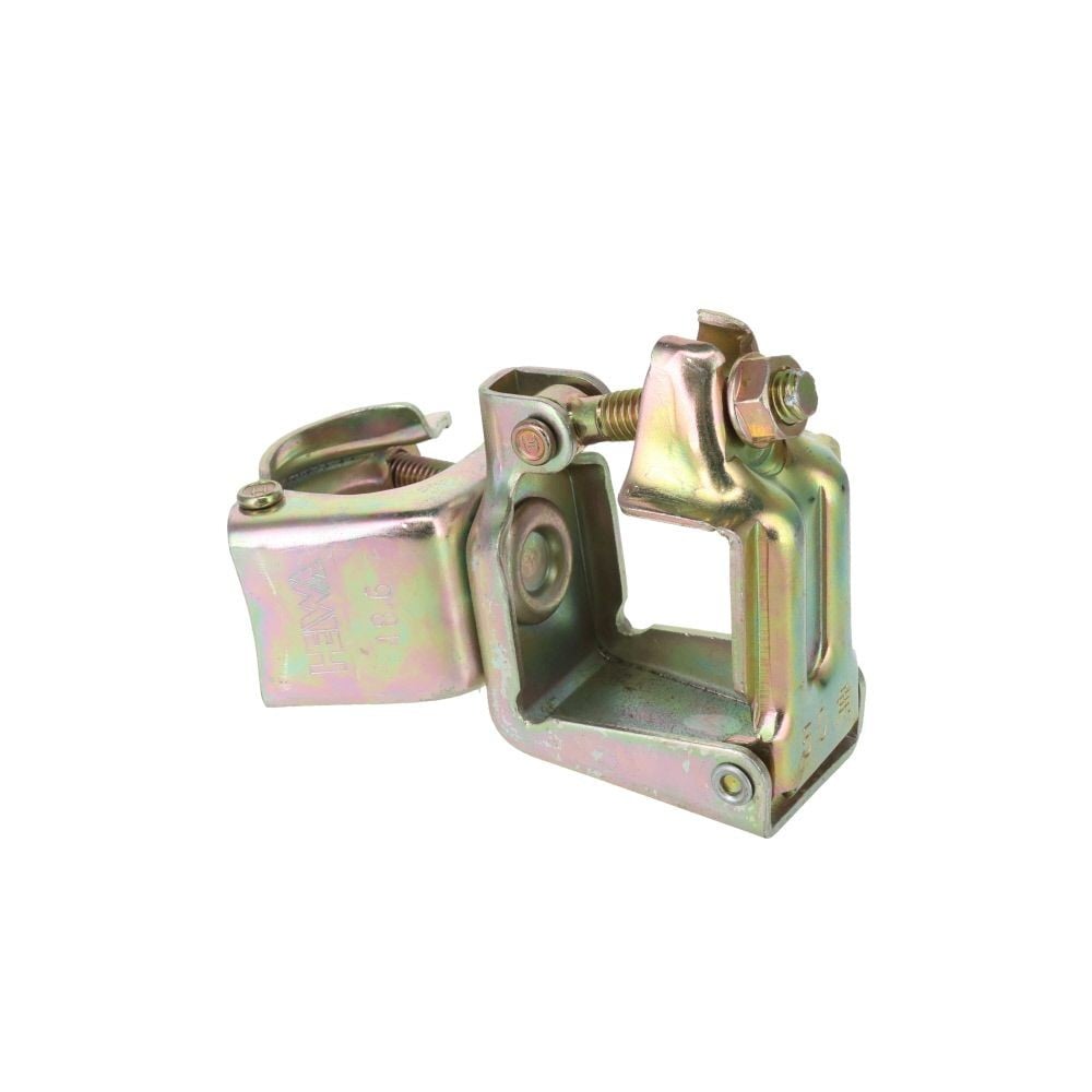 自在クランプ 50角&times;&phi;48.6, ゴールド, 50角&times;48.6&phi;