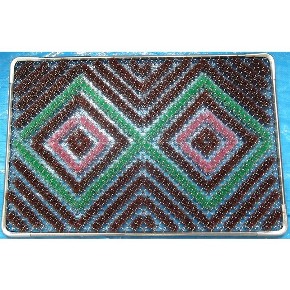 ブラシ玄関マット, タンポポ（45×75）, 45×75cm