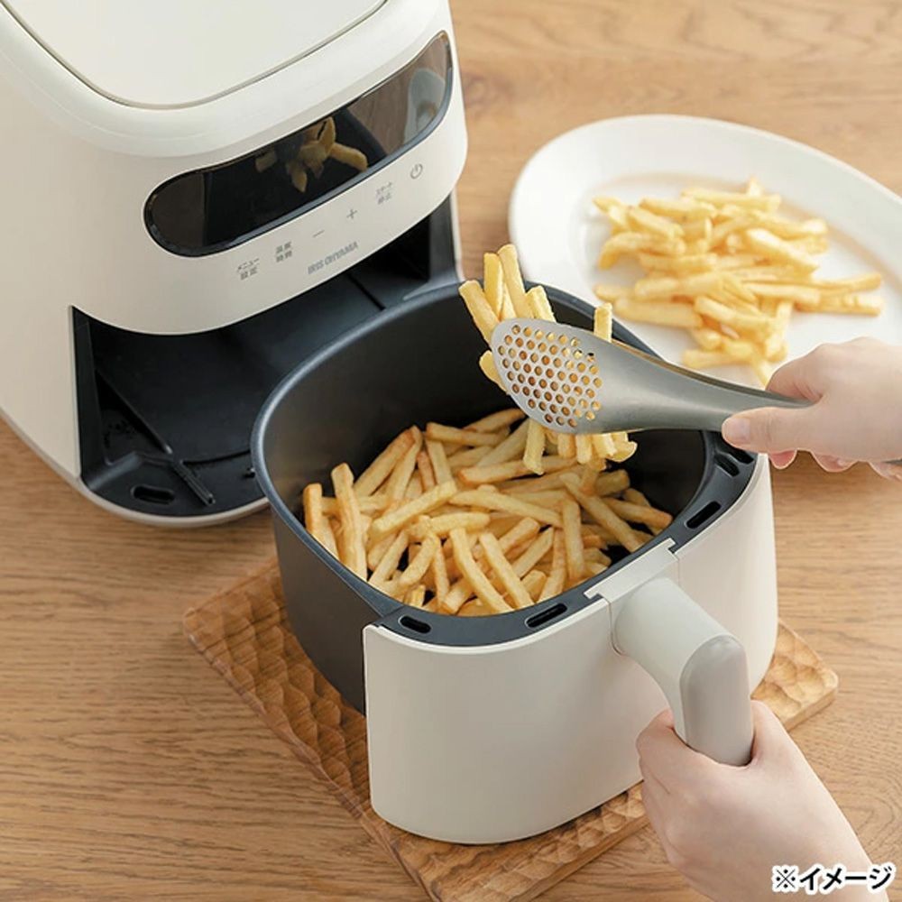 アイリスオーヤマ 過熱水蒸気エアフライヤー FV-M30A-C, アイボリー, 幅236mm&times;奥行295mm&times;高さ270mm