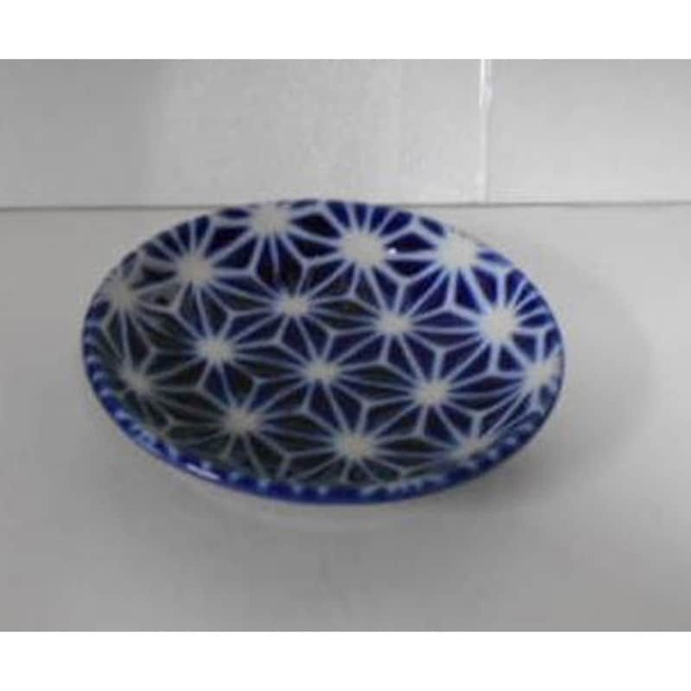 平型3．8皿　瑠璃小紋麻, その他カラー１, その他サイズ１