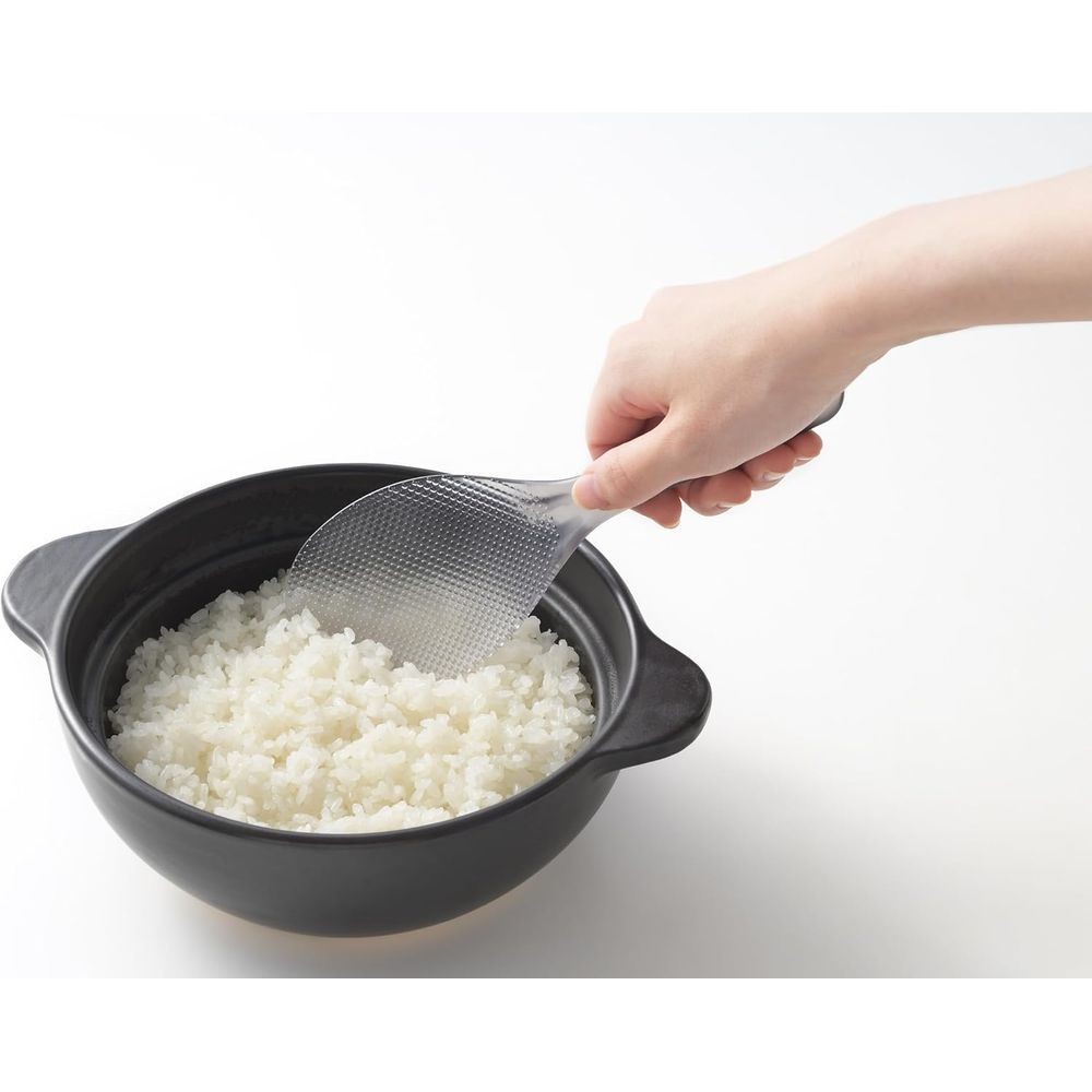 下村工業（Shimomura Kougyou） プログレード　くっつきにくい　クリア　しゃもじ　食洗機対応 PG-657, クリア, PG-657