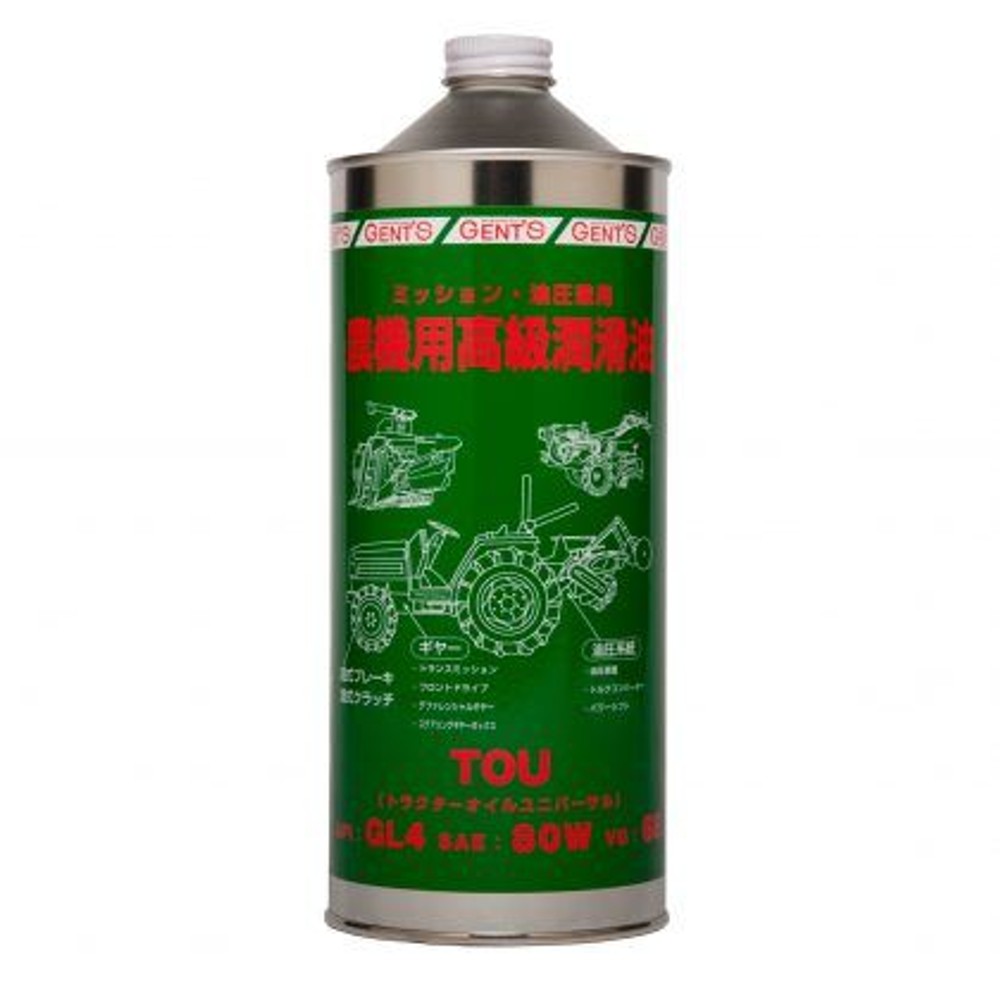 ジェンツ　農耕用ギア　ＴＯＵ　80Ｗ　1Ｌ, 粘度80W, 1.0L